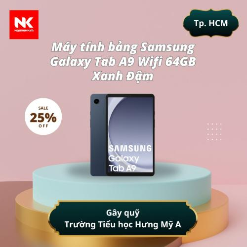 Máy Tính Bảng Samsung Galaxy Tab A9 Wifi 64GB Xanh Đậm