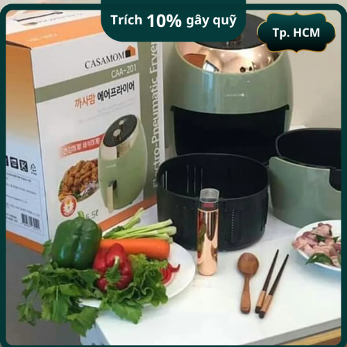 Nồi Chiên Không Dầu Casamom Nội Địa Hàn Quốc