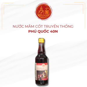 Nước Mắm Cốt Truyền Thống Phú Quốc 40N – Chai 520ml